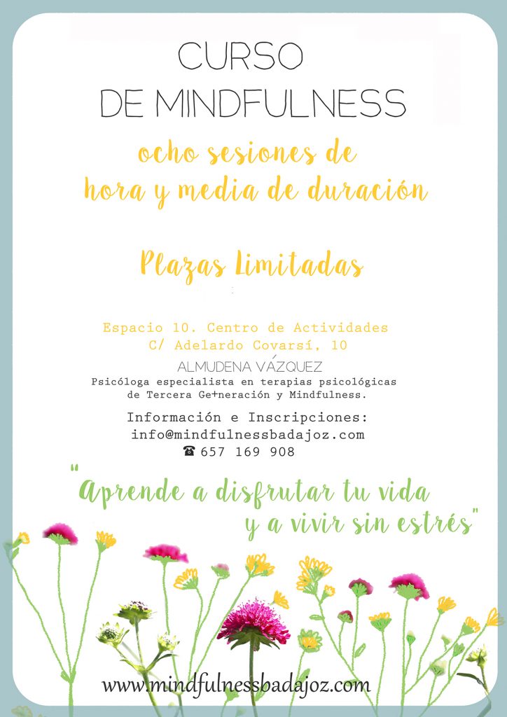 curso de mindfulness en Badajoz